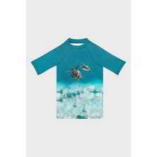 Slipstop Caretta Uv Korumalı Kısa Kollu Mayo T Shirt Erkek Çocuk T Shirt ST2632000005