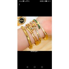 Chd-Store 18 K Altın Kaplama,parıldayan Detaylar, 4'lü Bileklik Seti