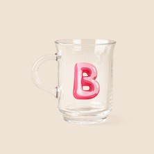 Lav B Harfli Kupa - Şeffaf - 250 ml
