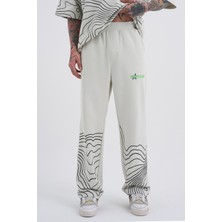 Machinist Clothing Erkek Baggy Striped Macstar Eşofman Altı Uzay Grisi