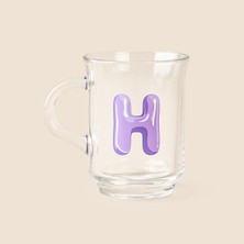 Lav H Harfli Kupa - Şeffaf - 250 ml