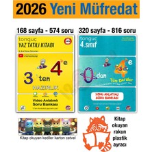 Tonguç Akademi 3'ten 4'e Hazırlık Kitabı 2026 Yaz Tatili 4. Sınıf 0'dan 4'e Konu Anlatımlı Soru Bankası