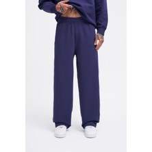 Machinist Clothing Erkek Basic Diagonal Baggy Eşofman Altı Gece Mavisi