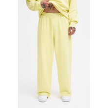 Machinist Clothing Erkek Yıkamalı Basic Baggy Eşofman Altı Açık Sarı