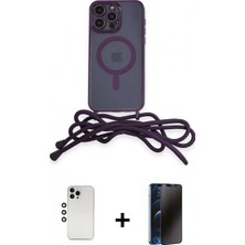 Pileli Store Pilelistore™ iPhone 12 Pro Kılıf Eksen Özel Seri - Siyah 3D Antistatik Hayalet Cam Ekran Koruyucu + Shine Kamera Lens - Gs