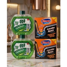 Doa Bulaşık Makinesi Temizleyicisi 2 Adet Ernet Lavabo Açıçı 2 Adet Hijyen Seti