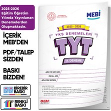 İnformal Yayınları 2026 Yks-Tyt Mebi Online Türkiye Geneli 11. Deneme Büyük Boy Renkli Baskı Ücreti Güncel Baskı