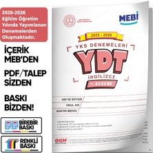 İnformal Yayınları 2026 Yks-Ydt Ingilizce Mebi Online Ogm Türkiye Geneli 11. Deneme Büyük Boy Renkli Baskı Ücreti