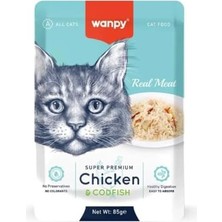 Hype Store Pouch Tavuklu & Morina Balıklı Yaş Kedi Maması 12X85 G