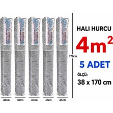 Tex Republic (5 Adet)Alas Pencereli Halı Hurcu /halı Saklama 4m2 Standart (38*170 Cm)