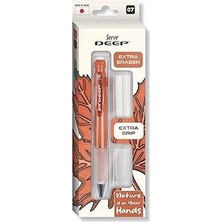Uravas Store Serve Deep Versatil Kalem 07MM- Toprak Tonları - Yedekli Set (Grip ve Silgi) Kiremit