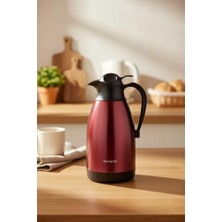 Hype Store Grandio Çelik Termos Bordo 2 Litre