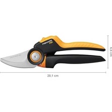 Hype Store Bypass M Bahçe Makası, x Serisi Powergear, P921, Döner Sap, Taze Dallar Için, Yapışmaz Kaplama, Paslanmaz Çelik Bıçaklar, Uzunluk: 20,1 Cm, Siyah/turuncu, 1057173