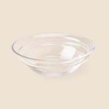 Sigma Home Divina Yassı Salata ve Meyvelik - Şeffaf - 29 cm