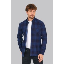 Mencod G-Altier Ekose Denim Gömlek