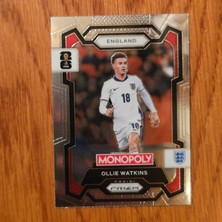 Panini Prizm Monopoly Ollie Watkins No. 25 Lisanlı Oyun Kartları - Silver