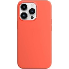 Hype Store Buff 15 Pro ile Uyumlu Rubber Fit Kılıf, Silikon Kılıf, Ipeksi Dokunuş Hisli, Tam Koruyuculu Darbe Önleyici kapak (Nektarin)