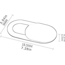 Hype Store Web Kamerası Kapağı, Webcam Cover, Notebook, Laptop,, Telefon, Tablet Için Kamera Kapatıcı, Gizleyici Beyaz (3 Adet)