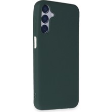 Sepetopia Samsung Galaxy M15 Kılıf First Silikon - Koyu Yeşil