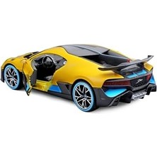 Hype Store Maisto Bugatti Divo Model Araba 1:24 Ölçeğinde Hareketli Kapılı Sarı (531526Y)