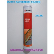 Wrt Kahverengi Silikon Yapıştırıcı Güçlü Silikon Kahve Renk 310ML Germany