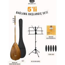 Rhn Kısa Sap Öğrenci Bağlama (OBGL08) Başlangıç Seti (Bağlama + Nota Sehpası + Kılıf + Tezene + Yedek Tel)
