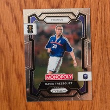 Panini Prizm Monopoly David Trezeguet No. 12 Lisanlı Oyun Kartları - Silver