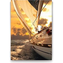 Hype Store Okyanusta Yelkenli Tablosu - 40X60CM