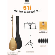 Rhn Kısa Sap Öğrenci Bağlama (OBGL07) Başlangıç Seti (Bağlama + Nota Sehpası + Kılıf + Tezene + Yedek Tel)