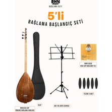 Rhn Kısa Sap Öğrenci Bağlama (OBGL06) Başlangıç Seti (Bağlama + Nota Sehpası + Kılıf + Tezene + Yedek Tel)