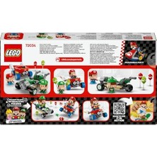 Hype Store Super Mario: Mario Kart – Baby Mario ile Baby Luigi 72034, 8 Yaş ve Üzeri Erkek ve Kız Çocukları Için Yaratıcı Oyuncak Yapım Seti, Doğum Günü Hediyesi (321 Parça)