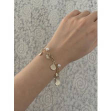 Gold Renlkli Kadın Bileklik