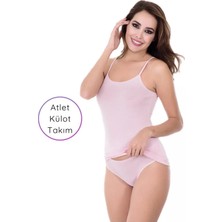 Aknca Atlet Külot Takım Pembe Renk