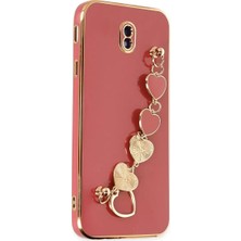 Esplendor Newface Samsung Galaxy J7 Pro / J730 Kılıf Esila Silikon - Kırmızı