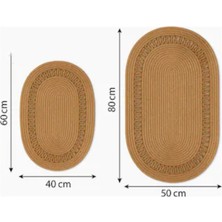 Yetsel Design 2 Li Banyo Paspası