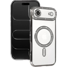 Esplendor Newface Apple iPhone 17 Air Joke Simli Magneticsafe Kılıf - Gümüş