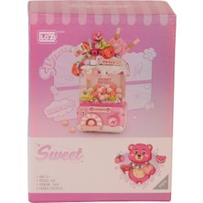 Svoria Store LZ1680 Loz Sevimli Gashapon Makineleri Pembe Block Oyuncak 428 Parça