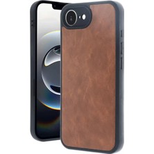 Esplendor Newface Apple iPhone 16E Kılıf Aras Deri Kapak - Taba