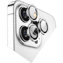 Esplendor Newface Apple iPhone 15 Pro Max Bilvis Titan Kamera Lens - Gümüş