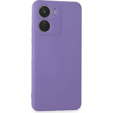 Esplendor Newface Vivo Y16 Kılıf First Silikon - Lila
