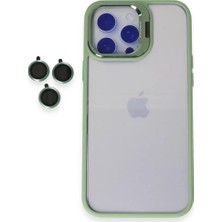 Esplendor Joko Apple iPhone 14 Pro Kılıf Roblox Lens Standlı Kapak - Yeşil