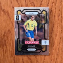 Panini Prizm Monopoly Rivaldo No. 21 Lisanlı Oyun Kartları - Silver