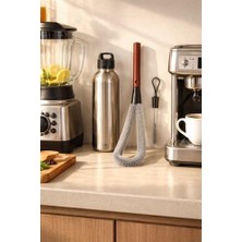 Hype Store Saplı Detaylı Temizlik Fırçası 2 Parça Set Juicer Kahve Makinesi Su Şişesi Temizleme Fırçası Çıkarılabilir Tasarım