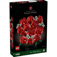 Küçük Hazine 10328 LEGO Icons Gül Buketi 822 Parça +18 Yaş