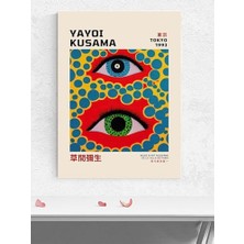 Hype Store Yayoi Kusama Eyes, Gözler, Pop Art. Sanatsal Poster - Afiş - Dekoratif Duvar Poster