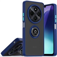 Esplendor Newface Realme C75 4g Kılıf Montreal Yüzüklü Silikon Kapak - Lacivert