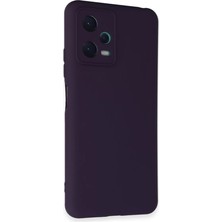Esplendor Newface Xiaomi Redmi Note 12 5g Kılıf Nano Içi Kadife Silikon - Mor