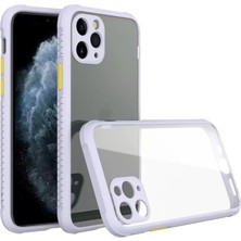 Esplendor Newface Apple iPhone 11 Pro Max Kılıf Miami Şeffaf Silikon - Lila