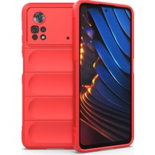 Esplendor Newface Xiaomi Poco X4 Pro 5g Kılıf Optimum Silikon - Kırmızı