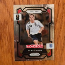 Panini Prizm Monopoly Michael Owen No. 26 Lisanlı Oyun Kartları - Silver